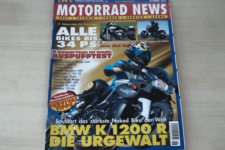 Deckblatt Motorrad News (06/2005)